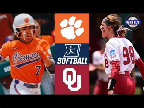 #16 Clemson vs #1 Oklahoma Highlights | Super Regional Game 1 | 2023 ...