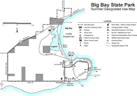 Big Bay State Park Map - Big Bay State Park Wisconsin USA • mappery