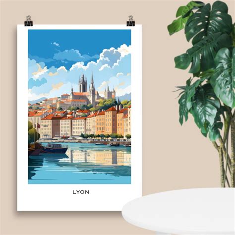 Lyon Wall Art Mural Mural Caricature Art Lyon City Home Decor T