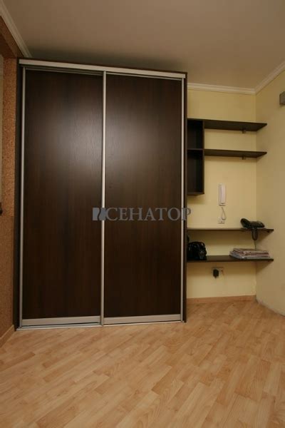 1,5 метровый шкаф-купе "Орех" на заказ в Саратове - ООО «ТД Сенатор»