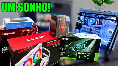 Montei Meu Primeiro Pc Gamer Realizando Um Sonho Youtube