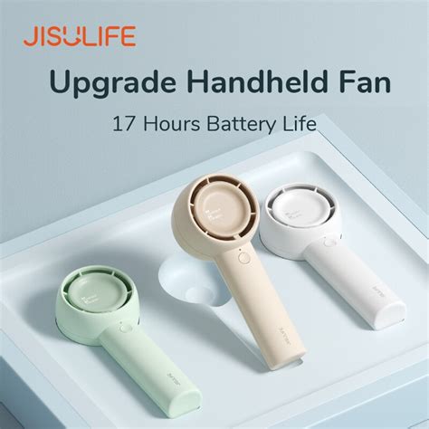 Jisulife Mini Hand Ventilator Einzigartiges Design Tragbarer L Fter