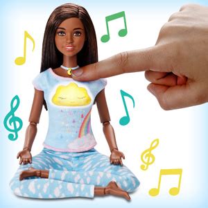 Breathe With Me Barbie Meditation Doll Blonde With Lights Guided Meditation Exercises