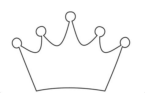 16+ Free Crown Shape Templates, Crafts And Colouring Pages
