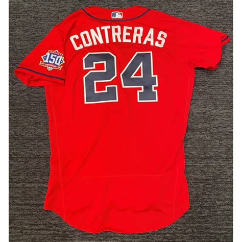 William Contreras MLB Authenticated Game Used Los Bravos Jersey