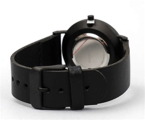 leather mens   matte black