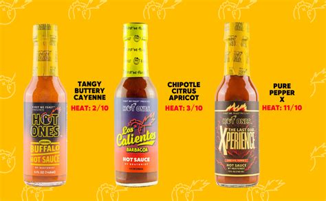 Amazon Hot Ones Hot Sauce Challenge Set Heat Pack Hot Sauce Variety Pack Hot Sauce