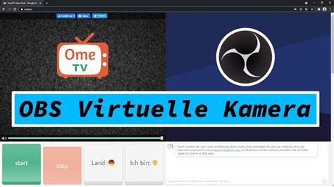 Obs Virtuelle Kamera Auf Ometv Tutorial Ganz Einfach Deutsch