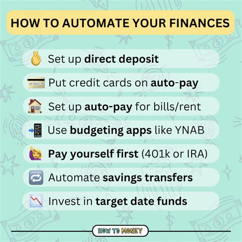 8 Ways To Automate Your Finances - How to Money