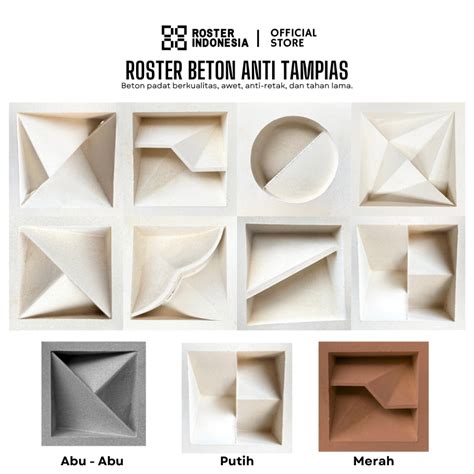 jual roster indonesia roster beton anti tampias roster anti tampias