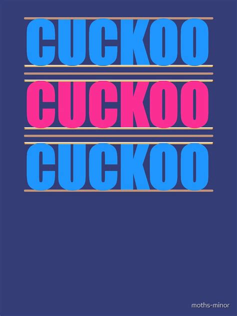 "CUCKOO" Essential T-Shirt for Sale by moths-minor | Redbubble
