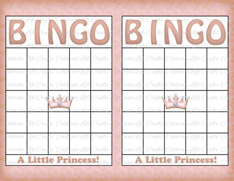 Printable Baby Shower Bingo