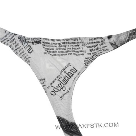 Men Hip Hop Pattern Thong Bikini Pouch T Back G String Jockstrap Gay Jockstrap Micro Thong Jock