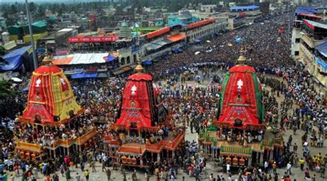 rath yatra held peacefully  puri shankaracharya stays  india