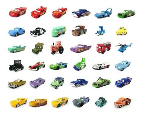 Todos Os Carros Do Relâmpago Mcqueen - 1 Personagem Carros Do Filme Relâmpago Mcqueen Metal | Mcqueen ...