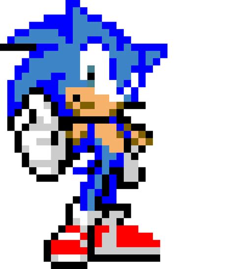 Sonic The Hedgehog Pixel Art