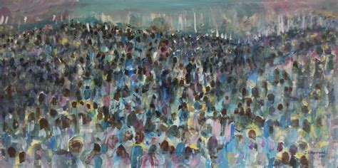 Original Painting - The Crowd – Smart Deco Style