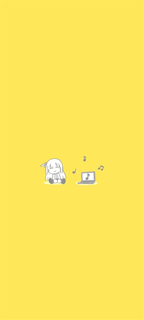 Download Yellow Aesthetic Phone Music Wallpaper