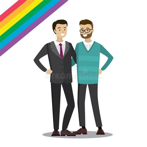 La Familia Gay De Dos Hombres Ilustración del Vector Ilustración de amor historieta 122002884