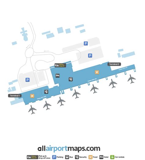 ADD Airport Map - Addis Ababa Bole International Airport Terminal Maps