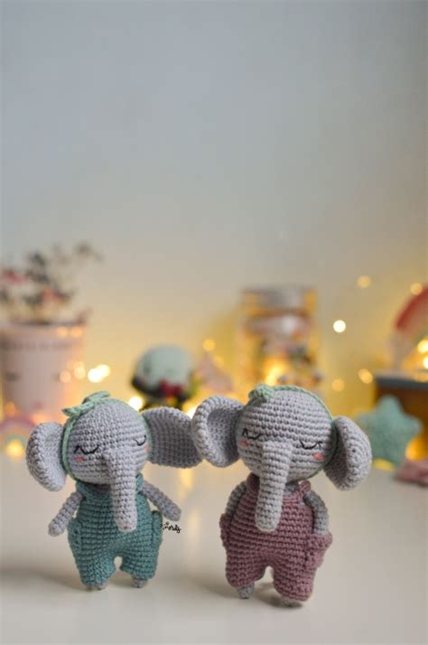 Elephant And Mini Elephant Amigurumi Pattern Amigurumi