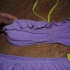 bikini FALBANKI fiolet lila neon pastel kokardka w Stroje kąpielowe Szafa pl