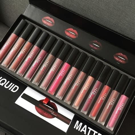 Hudbeailty Matte Dont Rub Off Nude Colors Matte Long Lasting Lip Gloss Lipstick Pcs Set