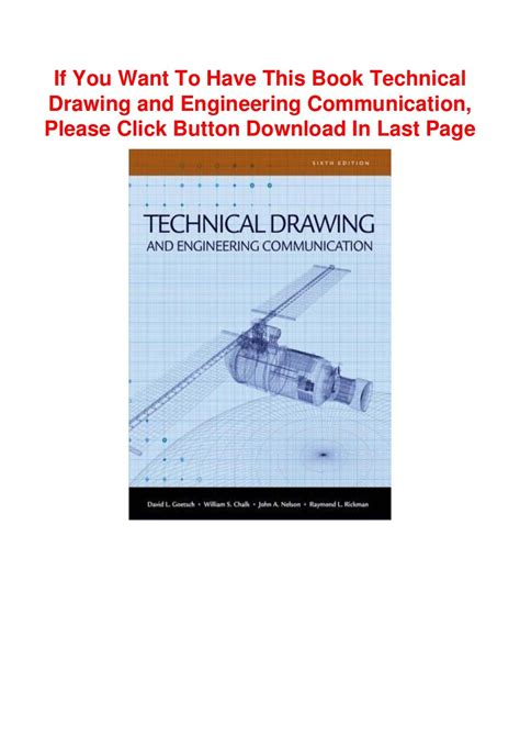 Read Books Pdf Technical Drawing And Engineering Communication