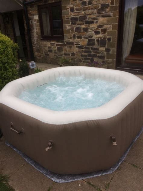 Intex Octagonal Hot Tub With Heated Jets For Sale From United Kingdom