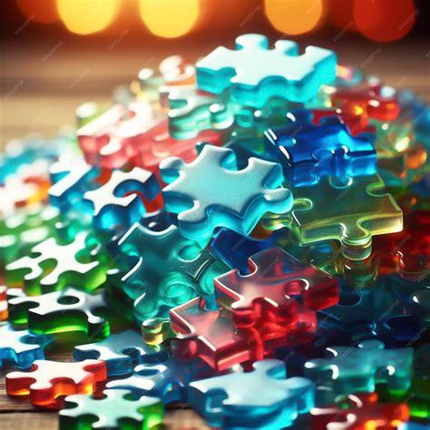 Cores Do Quebra Cabeça Do Autismo