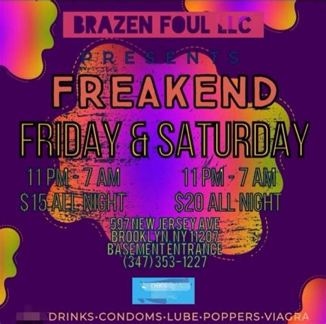 Gaysexnyc On Twitter Tonight Sat Aug Th Nyc Gay Sex Party Freakend New Jersey Avenue