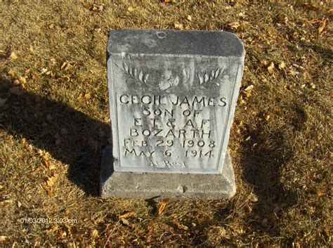Cecil James Bozarth 1908 1914 Find A Grave Memorial