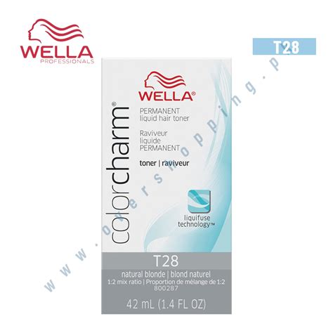 Buy Wella Permanent Hair Color WELLA Colorcharm Hair Toner T28 Natural Blonde OverShopping Pk