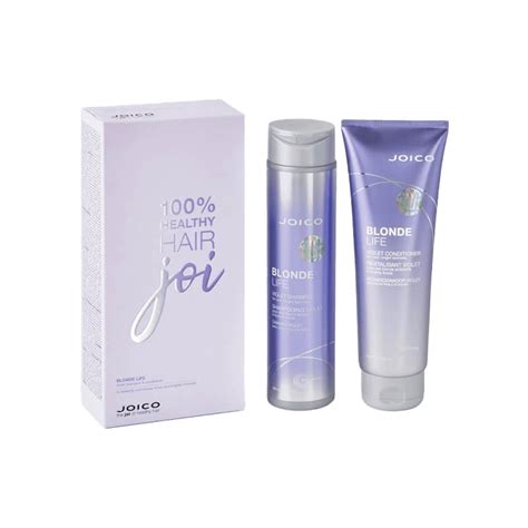 Joico Blonde Life Violet Zestaw Do W Os W Blond Nadaj Cy Ch Odny Odcie Szampon Ml