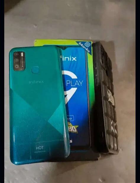 Infinix Hot 9 Play Official Pta Proved Dual Sim With Box And Charger 4gb Ram 64gb Memory