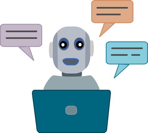ai chat bot . Vector cartoon character illustration icon.Isolated on
