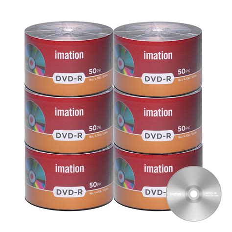 300 Pack Imation DVD R 16X 4 7GB 120Min Branded Logo Blank Media