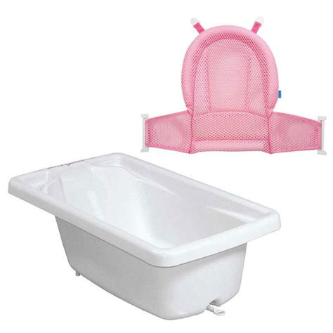 Banheira Com Rede - Banheira Avulsa Branco com Rede Protetora de Banho Baby - Burigotto ...