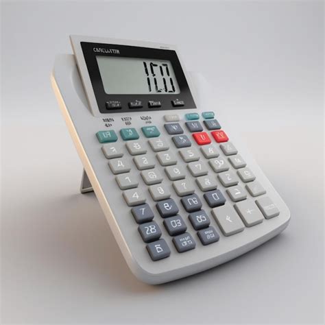 Premium Psd Calculator Psd On A White Background