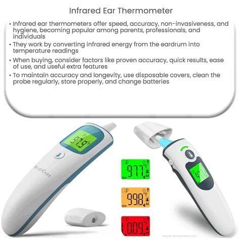 Infrared Ear Thermometer How It Works Application Advantages