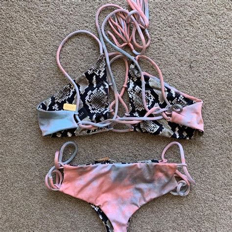 Indah Reversible Bikini Never Worn Size Depop