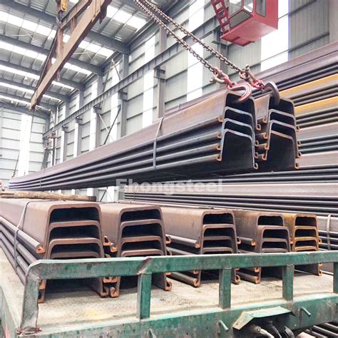 China Hot Rolled SY390 Pile Sheet 400x100x10 5mm U Shaped Type 2 SY295