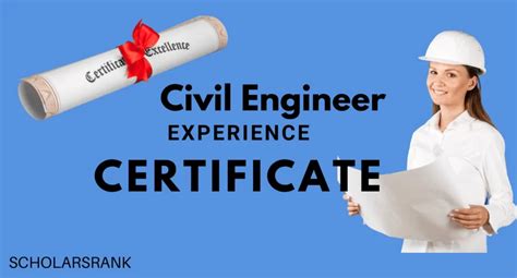 write experience certificate  civil engineer civil