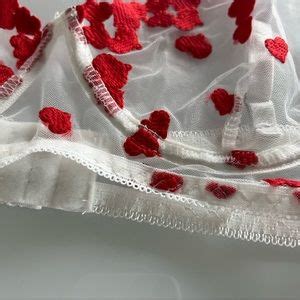 Intimates Sleepwear Valentines Sexy Heart Embroidered Lingerie Set Poshmark
