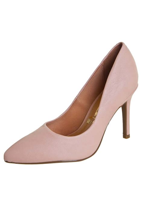 Scarpin Vizzano Salto Alto Bico Fino Nude Compre Agora Dafiti Brasil