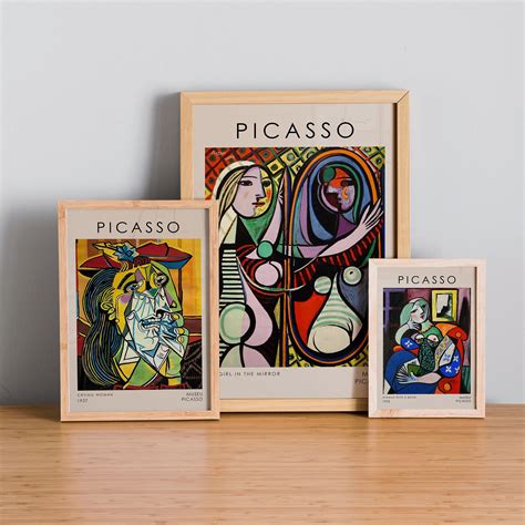 Picasso Wall Art Set of 3 Prints Picasso Art Print Picasso - Etsy