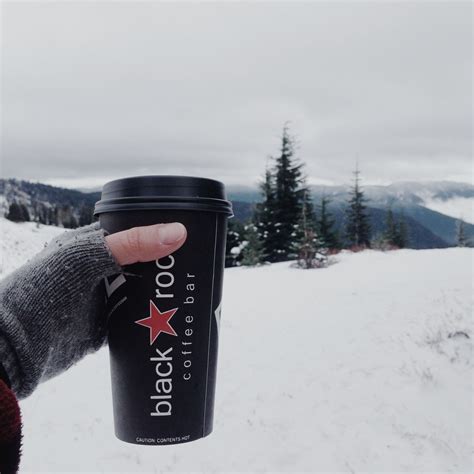 Black Rock Coffee Bar #brcb #snow #winter #coffee | Black rock coffee