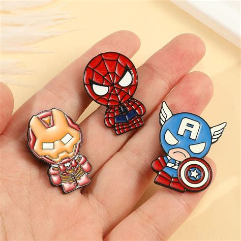 Spiderman Chibi Hero Enamel Pin Distinct Pins