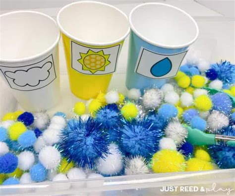 Weather Themed Sensory Bins For Spring Just Reed And Play