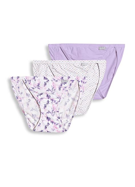 Jockey Womens Elance String Bikini 3 Pack Underwear String Bikinis 100 Cotton EBay